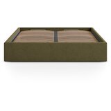 Micadoni zelena oblazinjena zakonska postelja s prostorom za shranjevanje/brez vzglavja z letvenim dnom 140x200 cm susan – | Shoptok.si