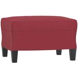  3-dijelni set sofa s jastucima boja vina od umjetne kože | shoptok.hr