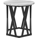  Bocni stol 2 pcs Siva Sonoma Inženjerska drva i čelik | shoptok.hr