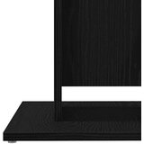 Bistro stol crni hrast 60x60x75 cm inženjerski drvo | shoptok.hr