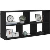  Zidna polica crni hrast 100x25x50 cm inženjerski drvo | shoptok.hr