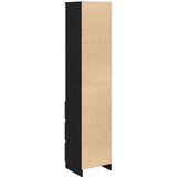 vidaXL Visoka ploča crni hrast 37,5x35x180 cm izrađeno drvo | shoptok.hr