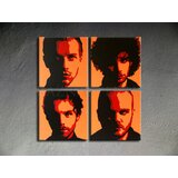  Ročno izdelana slika POP Art Coldplay 4-delna (POP ART slike) | Shoptok.si