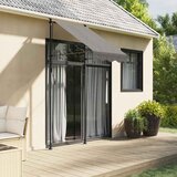 Tenda na uvlačenje antracit 100 x 150 cm od tkanine i čelika | shoptok.hr