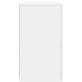  Komoda s LED svjetlima bijela 163 x 37 x 67 cm | shoptok.hr