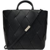 Calvin Klein Ročna torba Ck Woven Medium Tote K60K613176 Črna | Shoptok.si