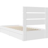  Krevet s od storage Bijelo 70 x 190 cm Konstruirano drvo | shoptok.hr