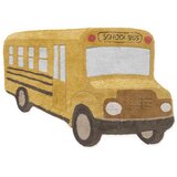 Lorena Canals Oker rumena pralna ročno tkana bombažna otroška preproga 90x130 cm School Bus – Cene