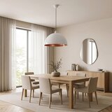 Brilagi LED luster na sajli METALO 1xE27/40W/230V Ø 40 cm bela/bakarna | Eponuda.com