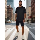 DStreet Komplet męski basic czarny | Shoptok.si