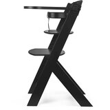 Kinderkraft otroški stol za hranjenje enock™ black z blazino black and white | Shoptok.si