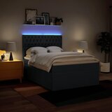  Krevet s oprugama i madracem plavi 140x200 cm od tkanine | shoptok.hr