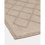 Kave Home Bež pralna preproga iz mešanice volne 160x230 cm Sybil – | Shoptok.si