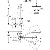 Grohe tuš set s termostatsko armaturo euphoria system (26187000) | Shoptok.si