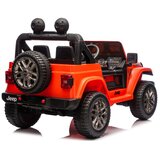  Licencirani auto na akumulator Jeep Rubicon 4x200W 24V - narančasti | shoptok.hr
