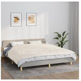  Obtežena odeja svetlo krem 155x220 cm 11 kg blago | Shoptok.si