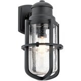 Elstead Lighting Elstead Suri Zunanja stenska svetilka z 1 lučjo, teksturirana črna, IP44, E27, (22100221) | Shoptok.si