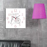 Wallity MDF Zidni sat 40x40cm Šareni