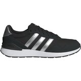 Adidas Nizke superge 'Run 60s 4.0' črna / srebrna | Shoptok.si