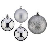  Globuri de Crăciun Ø 7 cm 50 kom. PVC Srebrna | shoptok.hr