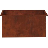 Vrtna posuda za sadnju s LED svjetlom 2 kom. Rđa - Otporni čelik 50 x 100 x 48 cm 2 | shoptok.hr