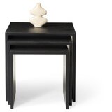 Hanah home Set podesivih stolića za kavu, 3 dijela, crni Cijene