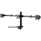 650125 nagibna namizna monitorska konzola, 17 "-27", 3 monitorji, črna