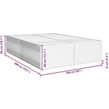vidaXL Posteljni okvir moder 160x200 cm žamet | Shoptok.si