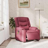 Maison Chic Električni masažni naslanjač - Relax naslanjač vinsko rdeče blago, (22134936) | Shoptok.si