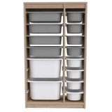 Hanah home višenamenska polica montana xs 2D4N8U sonomo grey white | ePonuda.com