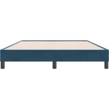Box Spring krevet bez madracem tamnoplavi 140x220 cm baršun | shoptok.hr