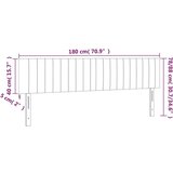  Posteljno vzglavje 2 kosa črno 90x5x78/88 cm blago, (20792807) | Shoptok.si