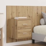  Uzglavlje s ormarićem 3 pcs Umjetnički hrast Konstruirano drvo | shoptok.hr