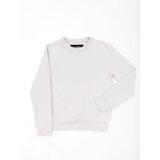Fashion Hunters Light gray basic hooded sweatshirt for young people Cene
