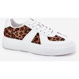 Boto Women Sneakers With Leopard Print On Platform White Nativira | shoptok.hr