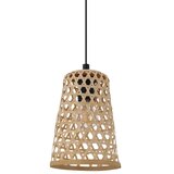 Eglo Claverdon viseća lampa E27, Ø18 cm, crna/pleteno drvo, 43252 | shoptok.hr