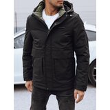 DStreet Men's winter jacket with hood black | shoptok.hr