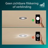 Philips LED prigušiva ugradno stropno svetlo CILANTRO LED/5W/230V 2700K crna | Eponuda.com