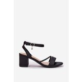 VINCEZA Ladies Sandals On Heel With Zirconia | ePonuda.com