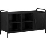  Ormar za cipele 100 x 39 5 x 55 5 cm Konstruirano drvo - Crni hrast | shoptok.hr
