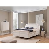 Ropez Bijeli boxspring krevet s prostorom za odlaganje 140x200 cm Ornes – | shoptok.hr