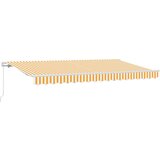  Skrovita tenda Žuta 400 x 200 cm tkanina | shoptok.hr
