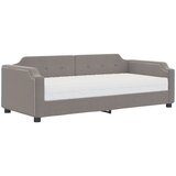  Dnevni krevet s madracem smeđesivi 100 x 200 cm od tkanine | shoptok.hr