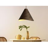  Drveni luster na sajli 1xE27/60W/230V prečnik 45 cm masivan/orah/kaučukovo drvo | Eponuda.com