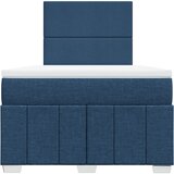  Krevet s oprugama i madracem plavi 120 x 190 cm od tkanine | shoptok.hr