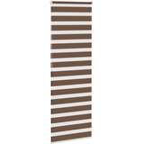 Zebra zavjesa smeđa 75x200 cm širina tkanine 70,9 cm poliester | Shoptok.si