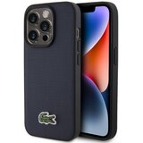 Licensed Lacoste LACOSTE MAGSAFE maska za iPhone 15 Pro WOVEN LOGO NAVY Cene