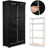 Janshop Zaštitna navlaka za policu 180 x 90 x 40 cm crna Cijene