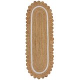 Flair Rugs Ročno tkan tekač iz jute v naravni barvi/slonokoščen 80x230 cm Grace White – Cene
