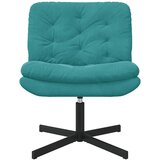  Stolac za opuštanje s rotacijom Tirkizna 63 x 75 x 76 cm Baršun | shoptok.hr